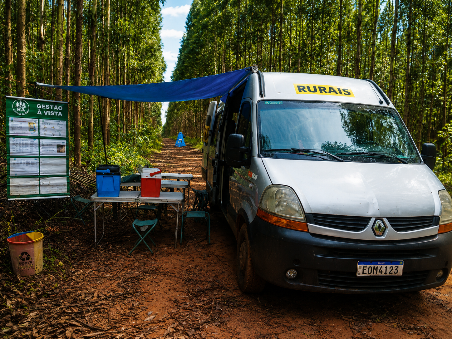 Van de transporte da equipe